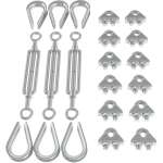 DW-ECO 2.0 Befestigungsset für 3-Punkt-Abspannschelle (verzinkt)