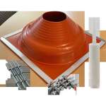 DW-ECO 2.0 Dachdurchführung (Silikon) inkl. Schrauben und Dichtmaterial, für Metalldach