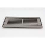 Ofenrost - Gussrost 210 x 410 mm mit Einbaurahmen