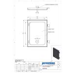 DW-FU Zugbegrenzer eckig 220x160 mm, passend für DW10 (nur für Innenbereich)