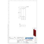 DW-FU Matte zur Schallentkopplung passend für DW45, DW46, DW47 und DW48, 1 Stück