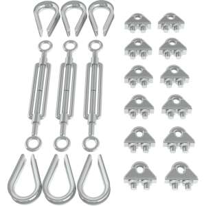 DW-FU Befestigungsset für 3-Punkt-Abspannschelle...