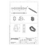 DW-FU Befestigungsset für 3-Punkt-Abspannschelle (verzinkt)