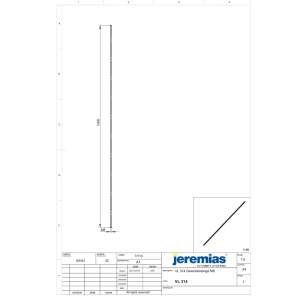 DW-FU Gewindestange Edelstahl 1000 mm M8