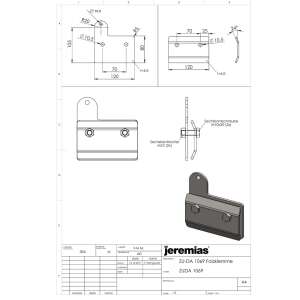 DW-FU Falz-Klemme für 2-Punkt-Abspannschelle, 2...