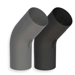 Ø 150 mm Ofenrohr Bogen 45° gezogen