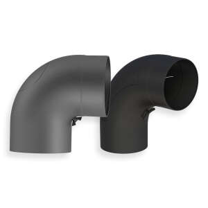 Ofenrohr Bogen 90° gezogen