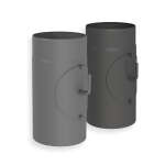 Ofenrohr 30 cm mit Drosselklappe