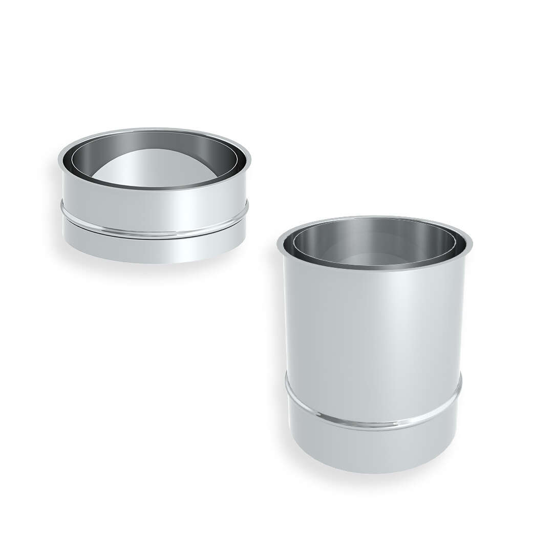 Ofenrohr Doppelwandfutter