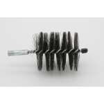 Rohrbürste rund - M12 - Stahl glatt