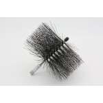 Rohrbürste rund - M12 - Stahl glatt