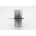 Rohrbürste rund - Edelstahl gewellt