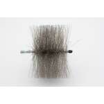 Rohrbürste rund - Edelstahl gewellt