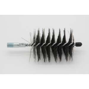 Rohrb&uuml;rste quadratisch - M12 - Stahl glatt - 0,40 mm