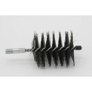 Rohrb&uuml;rste quadratisch - M12 - Stahl glatt - 0,40 mm