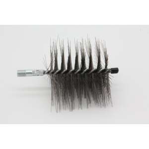 Rohrb&uuml;rste quadratisch - M12 - Stahl glatt - 0,40 mm