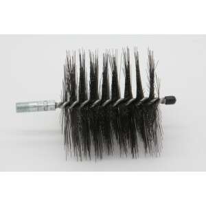 Rohrb&uuml;rste quadratisch - M12 - Stahl glatt - 0,40 mm