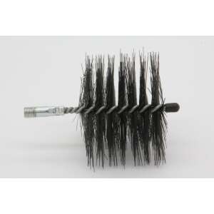 Rohrb&uuml;rste quadratisch - M12 - Stahl glatt - 0,40 mm