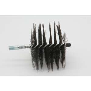 Rohrb&uuml;rste quadratisch - M12 - Stahl glatt - 0,40 mm