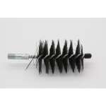 Rohrbürste quadratisch - M12 - Stahl glatt - 0,40 mm