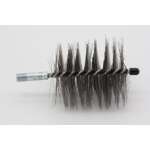 Rohrbürste quadratisch - M12 - Stahl glatt - 0,40 mm