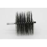 Rohrbürste quadratisch - M12 - Stahl glatt - 0,40 mm