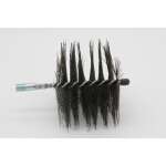 Rohrbürste quadratisch - M12 - Stahl glatt - 0,40 mm
