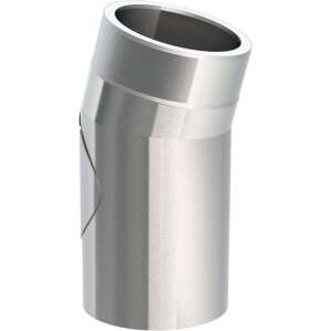 Jeremias Ofenrohr doppelwandig ISO-Line Winkel 15°