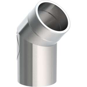 Jeremias Ofenrohr doppelwandig ISO-Line Winkel 45°