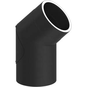 Jeremias Ofenrohr doppelwandig ISO-Line Winkel 45&deg;