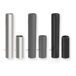 Jeremias Ofenrohr doppelwandig ISO-Line Längenelement mit Drosselklappe