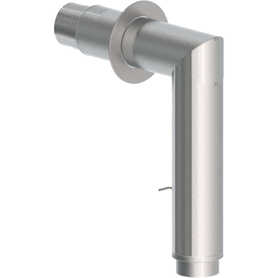 Jeremias Ofenrohr doppelwandig ISO-Line Winkelrohr-Set 90°