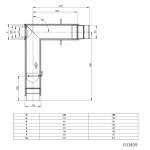 Jeremias Ofenrohr doppelwandig ISO-Line Winkelrohr-Set 90°