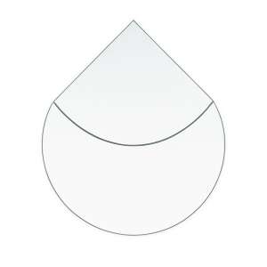 Funkenschutzplatte Glas für Kaminofen zweiteilig...