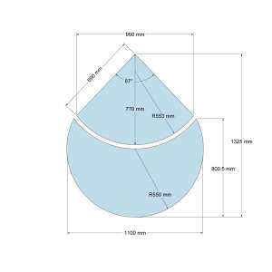 Funkenschutzplatte Glas für Kaminofen zweiteilig...