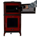 Gussofen Ferrox 55 Back rot emailliert