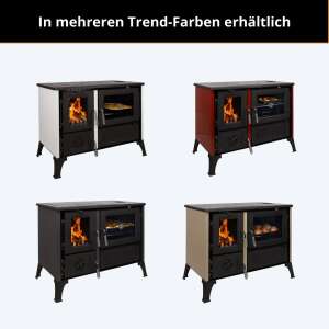 K&uuml;chenherd Cook Smart rot emailliert