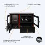 K&uuml;chenherd Cook Smart rot emailliert