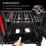 Küchenherd Cook Smart rot emailliert