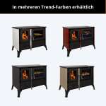 Küchenherd Cook Smart rot emailliert