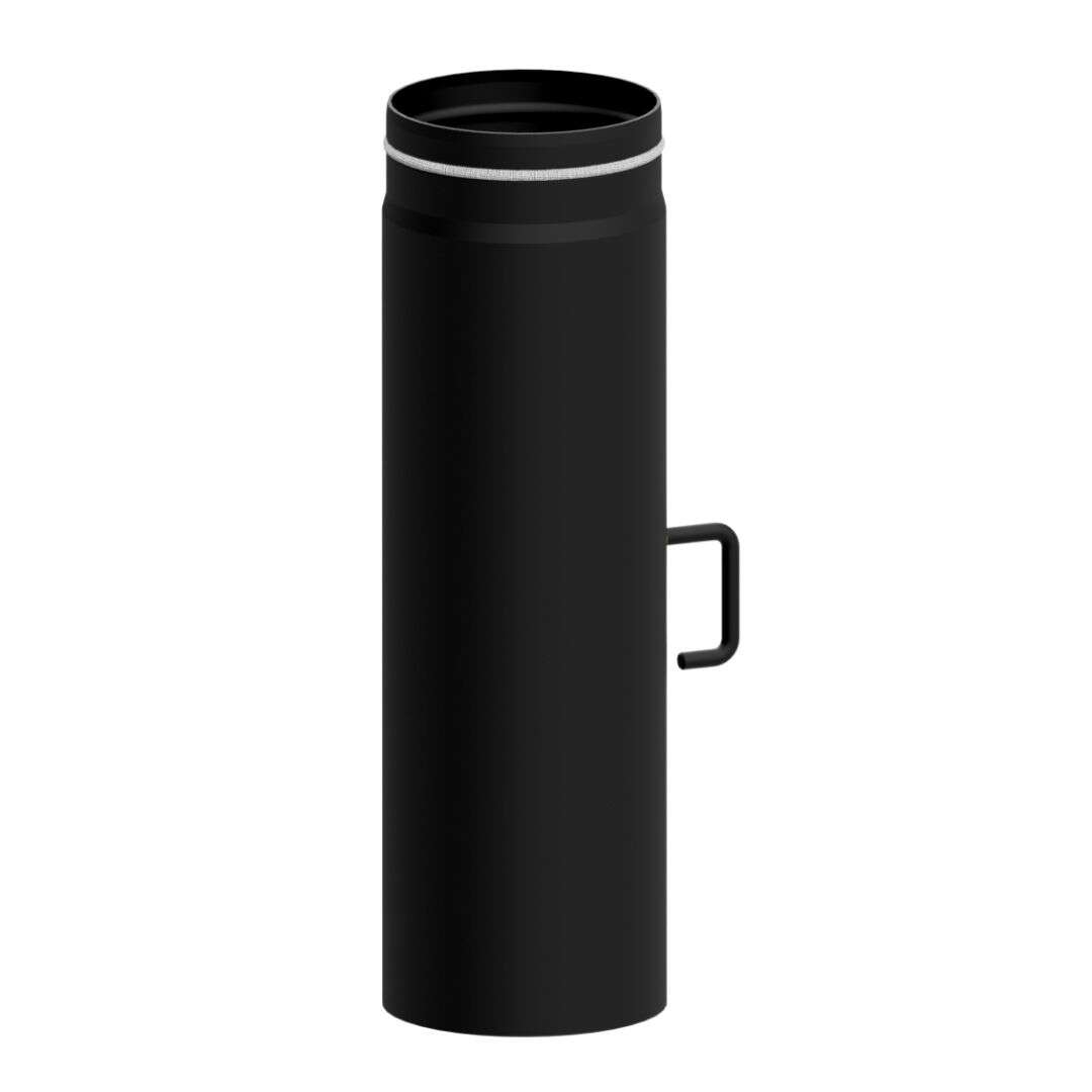 Ofenrohr Längenelement mit Drosselklappe RLU