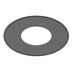 Rosette Breite 90 mm