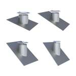 DW-ECO 2.0 - Dachdurchführung mit Bleirand und Wetterkragen