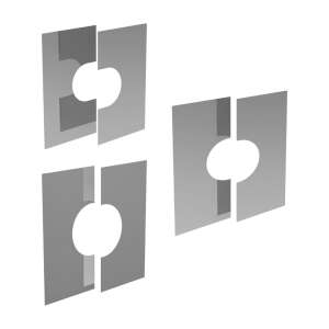 DW-ECO 2.0 - Wand/Deckenblende zweiteilig