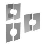 DW-ECO 2.0 - Wand/Deckenblende zweiteilig