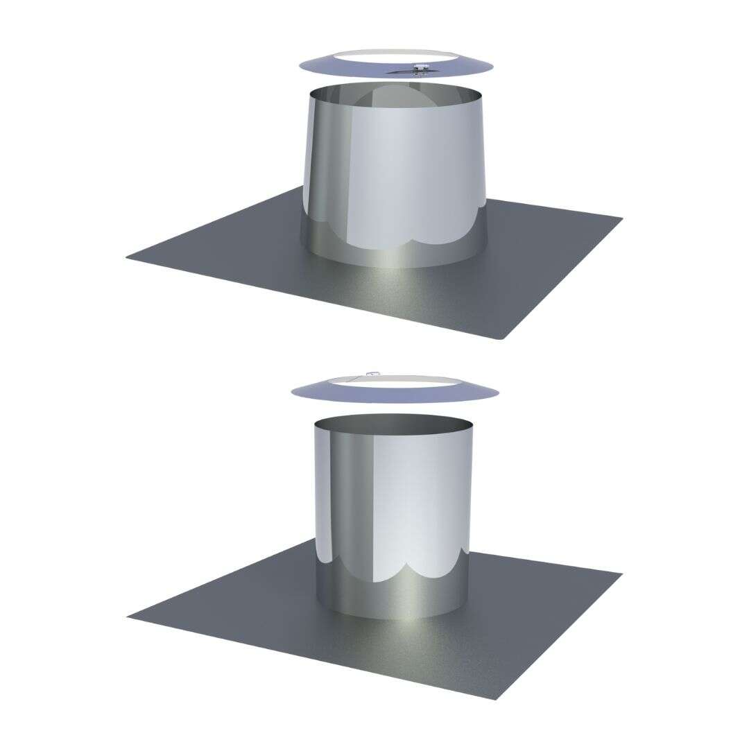 DW-ECO 2.0 - Flachdachdurchführung konisch/zylindrisch