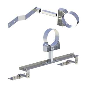 DW-ECO 2.0 - Dachhaken-Set zur Schornsteinbefestigung auf...