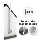 4,8 m - DW-ECO 2.0 Edelstahlschornstein Komplettset doppelwandig