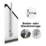 7,1 m - DW-ECO 2.0 Edelstahlschornstein Komplettset doppelwandig