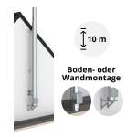 10 m - DW-ECO 2.0 Edelstahlschornstein Komplettset doppelwandig